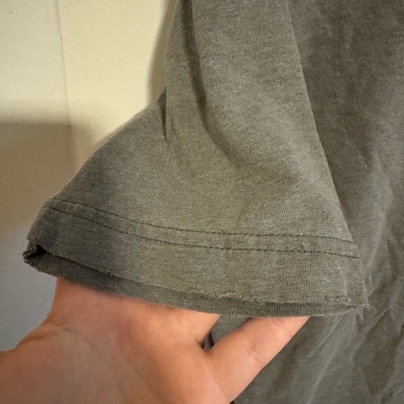 Booty-licious Rhinestone Boxy Short Sleeve Tee Women’s Small Y2K Mcbling Grey - Picture 7 of 12